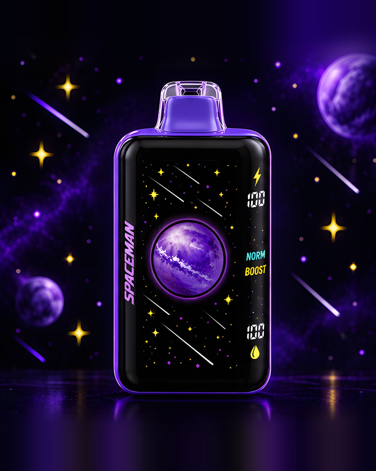 Fogg Vapes, Spaceman 50K, vista frontal